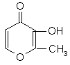 ѿӣ3-Hydroxy-2-methyl-4-pyroneṹʽ